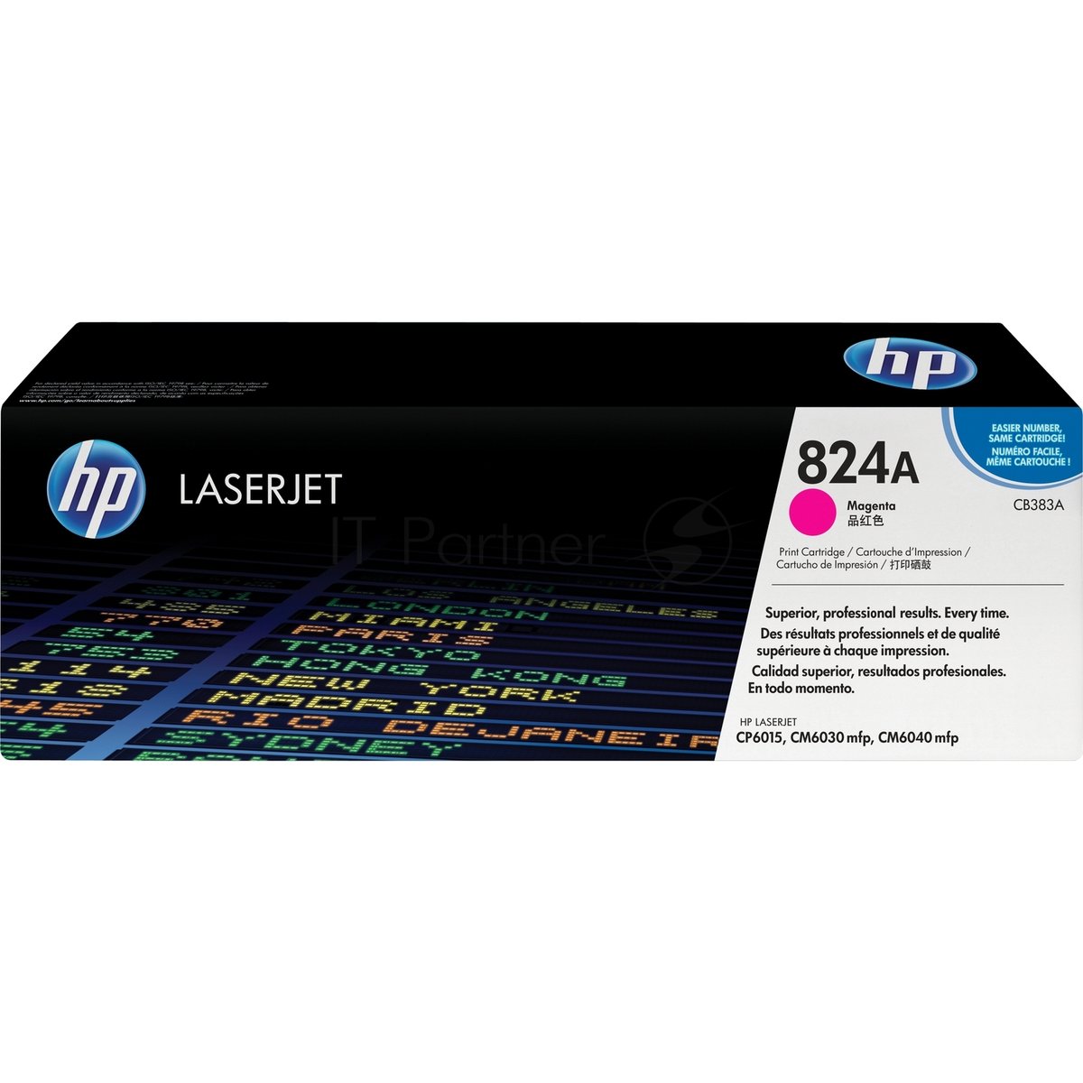 Картридж лазерный HP CB383A пурпурный Color LJ CP6015/CM6030mfp/CM6040mfp (21000 стр.)