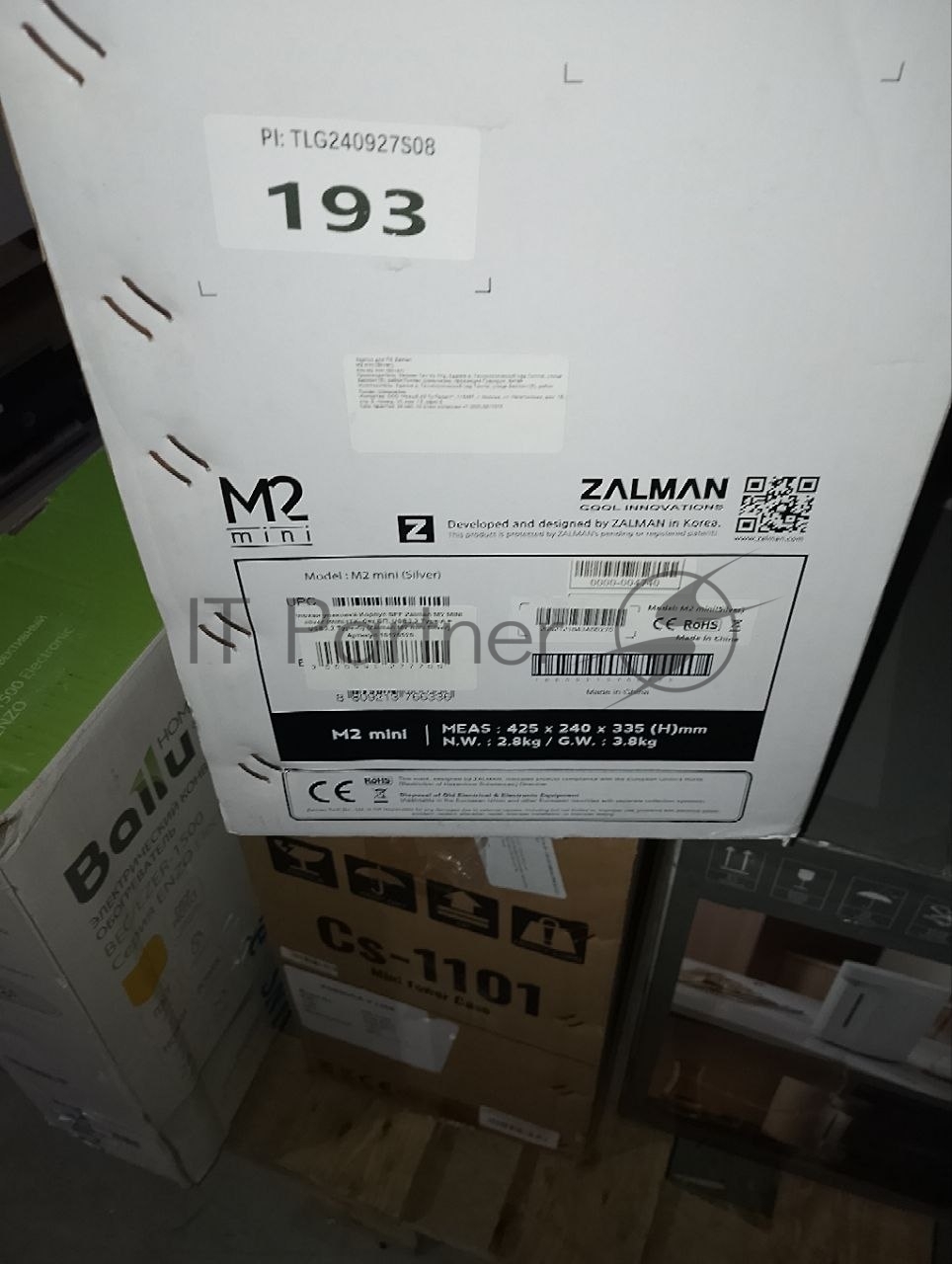 (Поврежденная упаковка) Корпус SFF Zalman M2 MINI серебристый (mini-ITX, без БП, USB3.2 Type-A + USB3.2 Type-C) (Zalman M2 mini Silver)