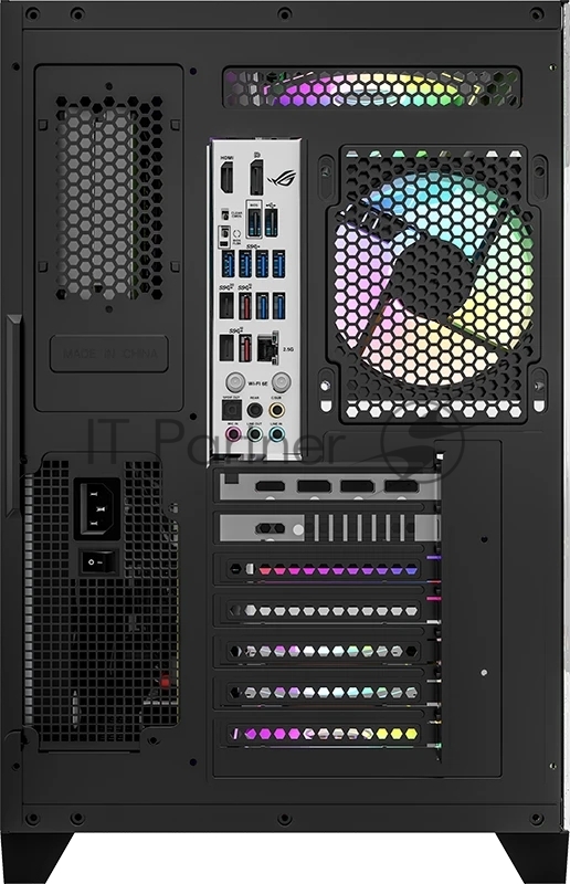 Компьютерный корпус AeroCool/Formula Crystal Z6 Floe черный без БП ATX 4x120мм 2xUSB3.0 1xUSB3.1 audio bott PSU