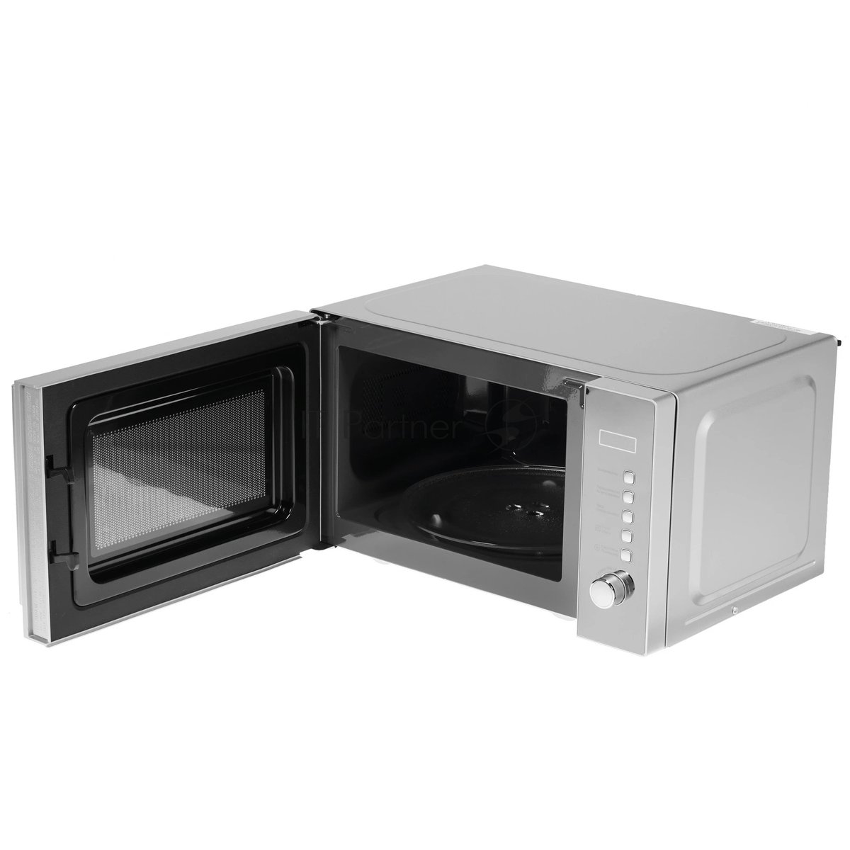 Микроволновая печь Midea AM820CMF зеркальный/серебристый, 20 л, 800 Вт, переключатели - кнопки, тактовый поворотный механизм