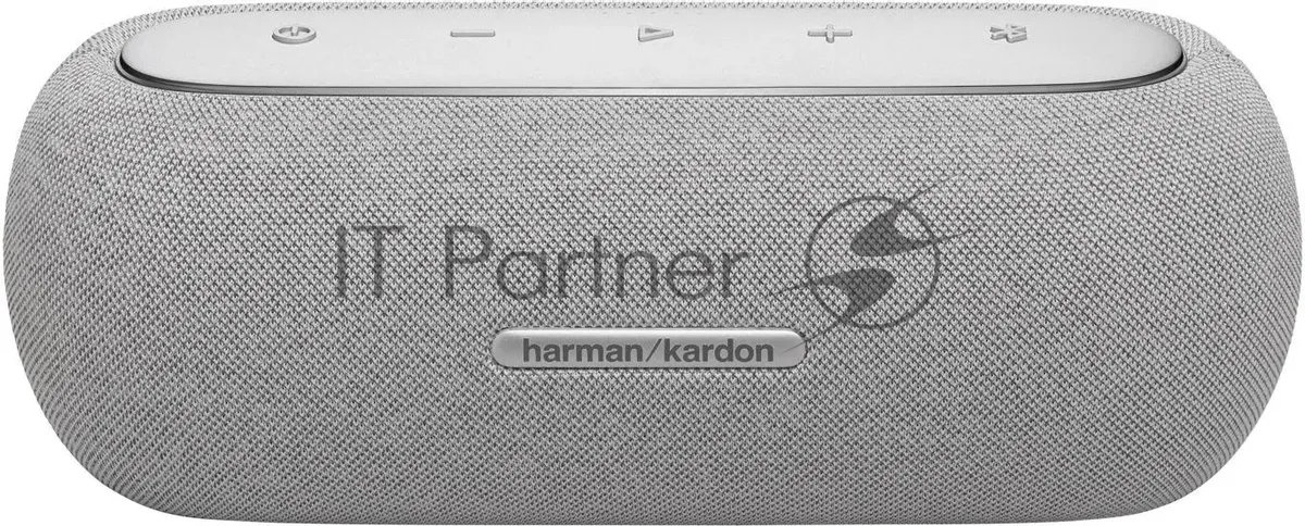 Колонка портативная Harman Kardon Luna Google Assistant, Amazon Alexa серый 40W 1.0 BT/Wi-Fi 4800mAh (HKLUNAGRYEU)