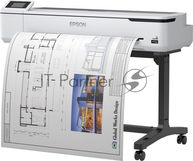 Плоттер струйный Epson SureColor SC-T5100, A0, цветной, 36", 1200x2400 dpi, USB, Gigabit Ethernet, WiFi