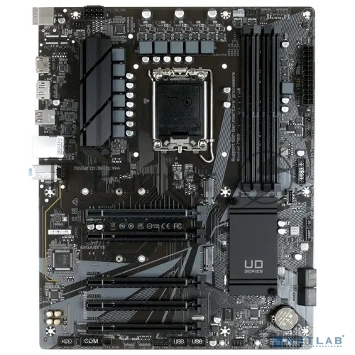 Материнская плата Gigabyte B660 DS3H DDR4, Socket 1700, Intel®B660, 4xDDR4-3200, HDMI+DP, 5xPCI-Ex16, 4xSATA3(RAID 0/1/5/10), 2xM.2, 8Ch Audio, GLan, (4+4)xUSB2.0, (1+2)xUSB3.2, (1+1)xUSB3.2 Type-C™, 1xPS/2, ATX, RTL (834999)