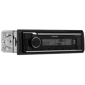Автомагнитола Kenwood KMM-BT408, 1 DIN, Bluetooth, USB Type-A, AUX, съёмная панель