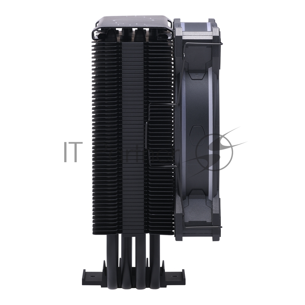 Вентилятор Cooler Master Hyper 212 Halo Black (LGA1700 support) |RR-S4KK-20PA-R1| 4HP,Halo2 12025 ARGB ,Black Paint Heat Pipe,Black Cover,PWM,w/o controller