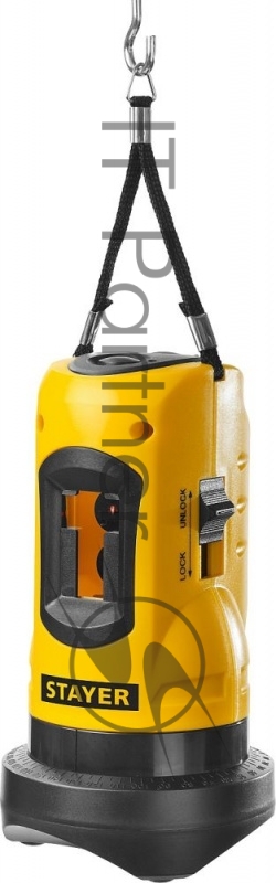 Нивелир лазерный линейный SLL-2, STAYER 34960-H2, штатив, кейс, 10м, точн. +/-0,5 мм/м
