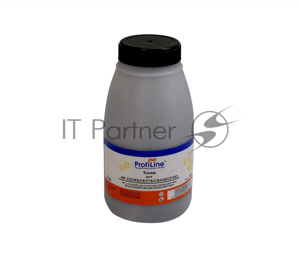 Тонер ProfiLine PL-CE285/CE278/CB436 для принтеров HP LJ P1102/M1132/1212/P1566/1606/M1536/P1505/M1120/1522 100 гр пр-во TTI Фасовка РФ