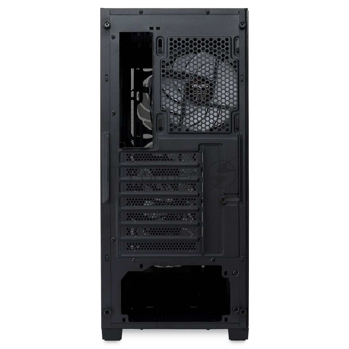 Компьютерный корпус HSPD M520, Mesh Mid Tower, черный, slide TG, 0.45 SPCC, 4x120мм ARGb ATX, mATX, mITX 160/330/184мм 2x2.5", -, 7xPCI 2xUSB-A 3.0, 1xUSB-A 1.0 390x200x449мм