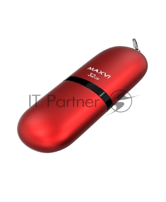 Флешка USB Maxvi SF red (FD32GBUSB20C10SF), 32GB, USB 2.0, R/W 15/5, красный