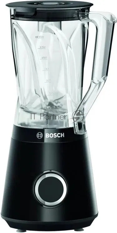 Блендер стационарный Bosch MMB6141B черный, 1200 Вт, 2 скорости