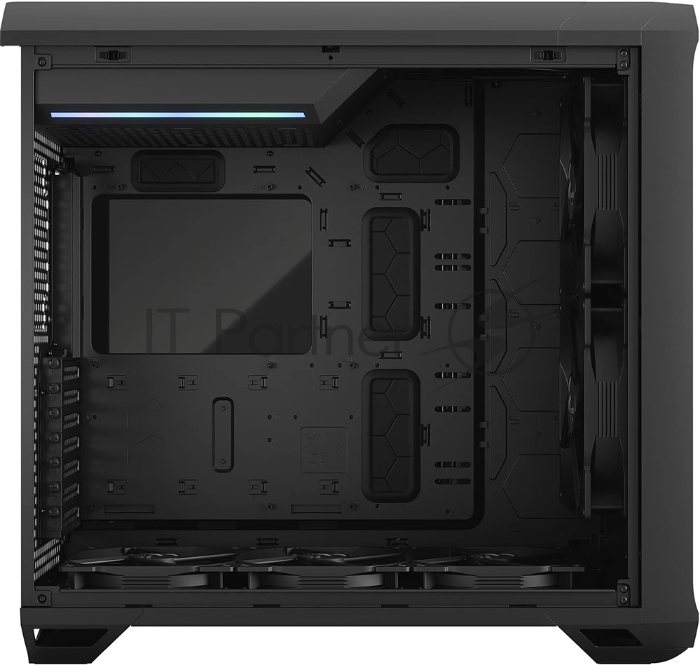 Компьютерный корпус Fractal Design Torrent Black TG Light Tint/E-ATX, TG, 2x3.5, 4x2.5, 7xPCI, 1xUSB-C, 2xUSB3.0/2x180mm, 3x140mm fans inc./FD-C-TOR1A-01