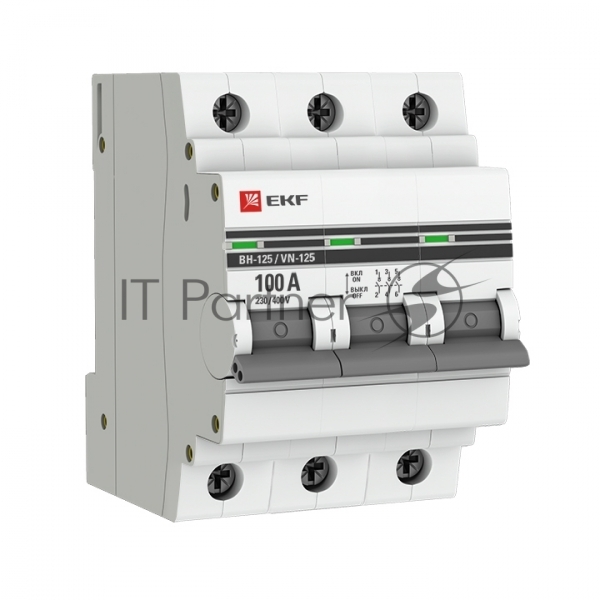 EKF SL125-3-100-pro Выключатель нагрузки ВН-125 3P  100А PROxima (SL125-3-100-pro)