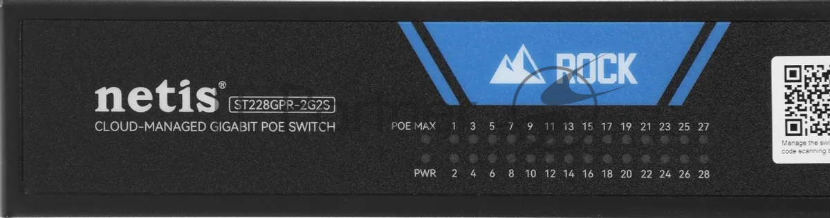 Коммутатор Netis ST228GPR-2G2S, 24×1 Гбит/с PoE+ + 2×1 Гбит/с + 2×1 Гбит/с SFP, настраиваемый