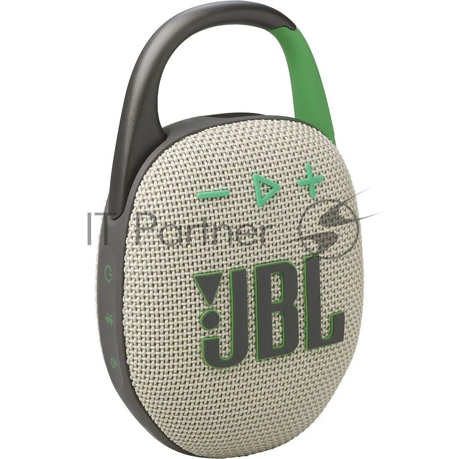 Колонка портативная JBL Clip 5 песочный 7W Mono BT 10м 1400mAh