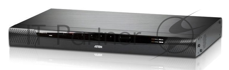 KN1108VA-AX-G - КВМ-переключатель, ATEN, KN1108VA-AX-G, ALTUSEN, 1L/1-Remote, 8 Port, Cat 5, KVM over IP, SW.W/EU CORD