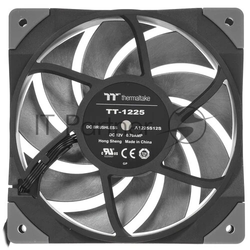 Вентилятор для корпуса Thermaltake TOUGHFAN 12 Turbo черный, 120 мм, 2500 об/мин, 28.1 дБ, 4 pin