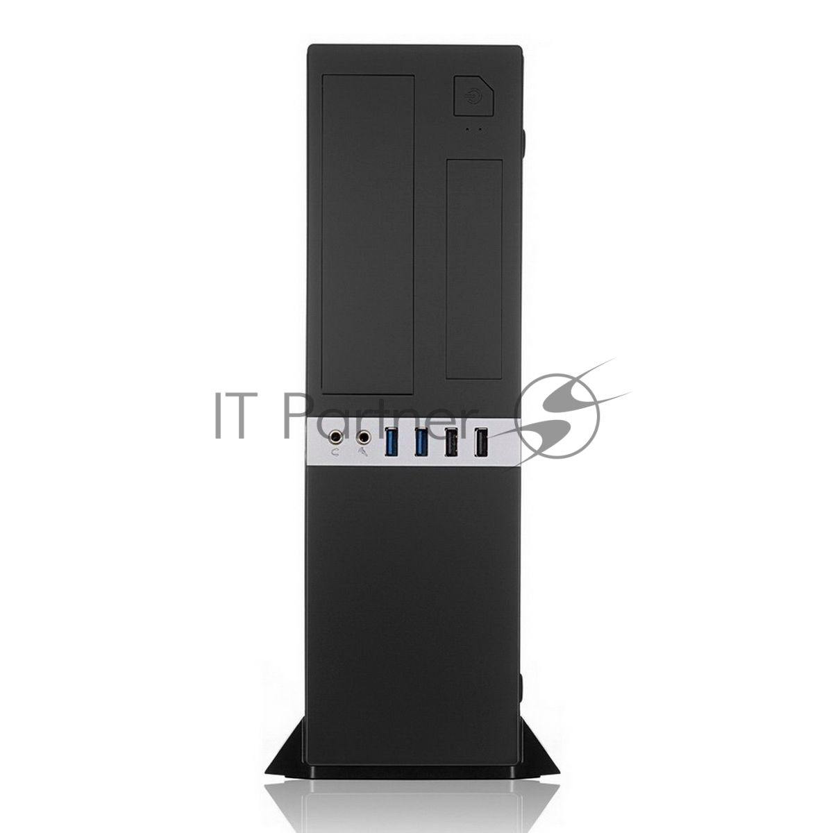 Компьютерный корпус Foxline FL-203-GT-300 mATX case black, w/PSU TFX 300W 80+ bronze, w/2xUSB 2.0+2xUSB 3.0, w/pwr cord, w/8см FAN