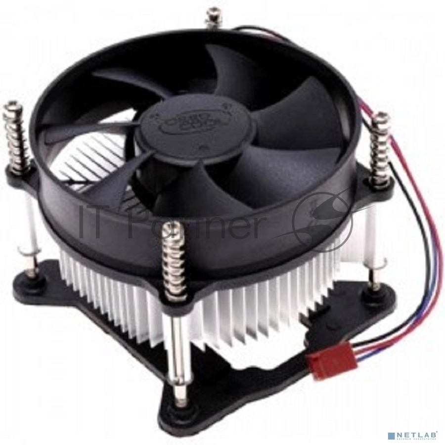 Кулер для процессора DEEPCOOL CK-11508 V2 черный, 92 мм, алюминий, 2200 об/мин, 25 дБ, 3 pin, 65 Вт, 70 мм