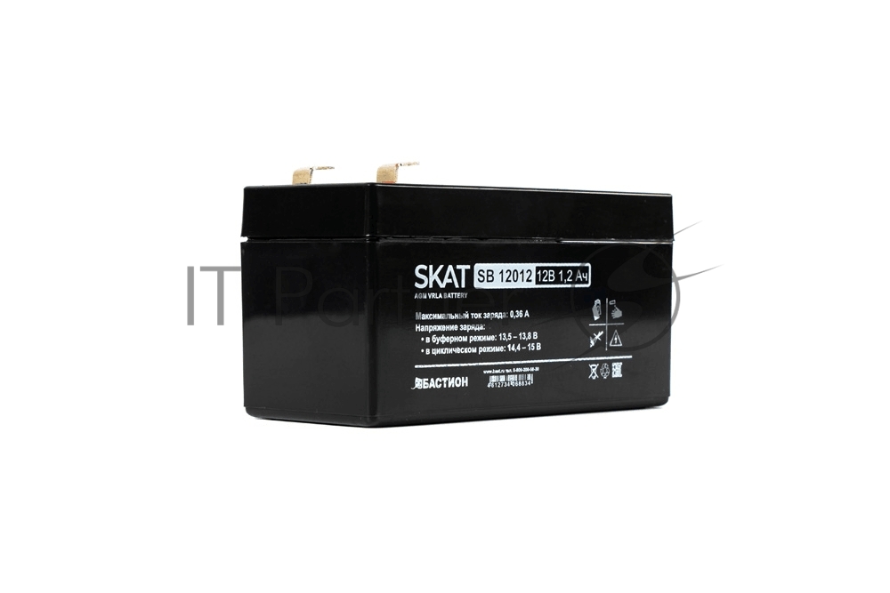 SKAT SB 12012 АКБ свинцово-кислотная, тип AGM, 12В, 1,2Ач