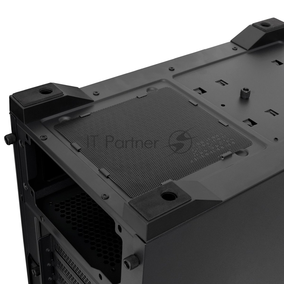 Компьютерный корпус HSPD M521, Mesh Mid Tower, черный, slide TG, 0.45 SPCC, 4x120мм ARGb ATX, mATX, mITX 160/330/184мм 2x2.5", -, 7xPCI 2xUSB-A 3.0, 1xUSB-A 1.0 390x200x449мм