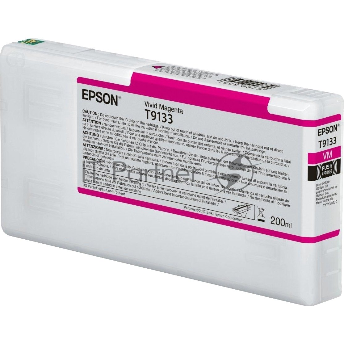 Картридж Epson T9133 (C13T913300) пурпурный (200 мл) для SureColor SC-P5000, SC-P5000V