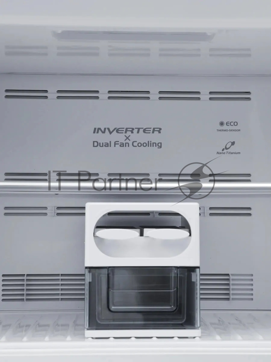 Холодильник Hitachi R-V660PUC7-1 TWH белый текстур. двухкамерный инвертер 405/145л морозилка сверху