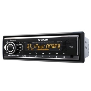 Автомагнитола Prology CDP-8.3 KRAKEN, 1 DIN, Bluetooth, USB Type-A, AUX, пульт ДУ