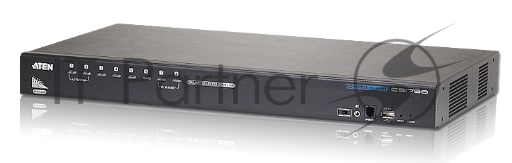 Переключатель ATEN 8 PORT USB HDMI KVM SWITCH W/EU PW CORD.