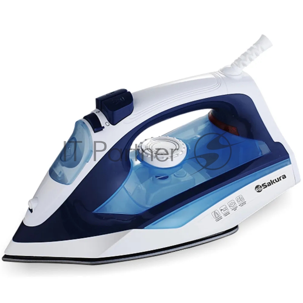 (Поврежденная упаковка) Утюг электро SAKURA SA-3052SBL 2400 Вт нерж
