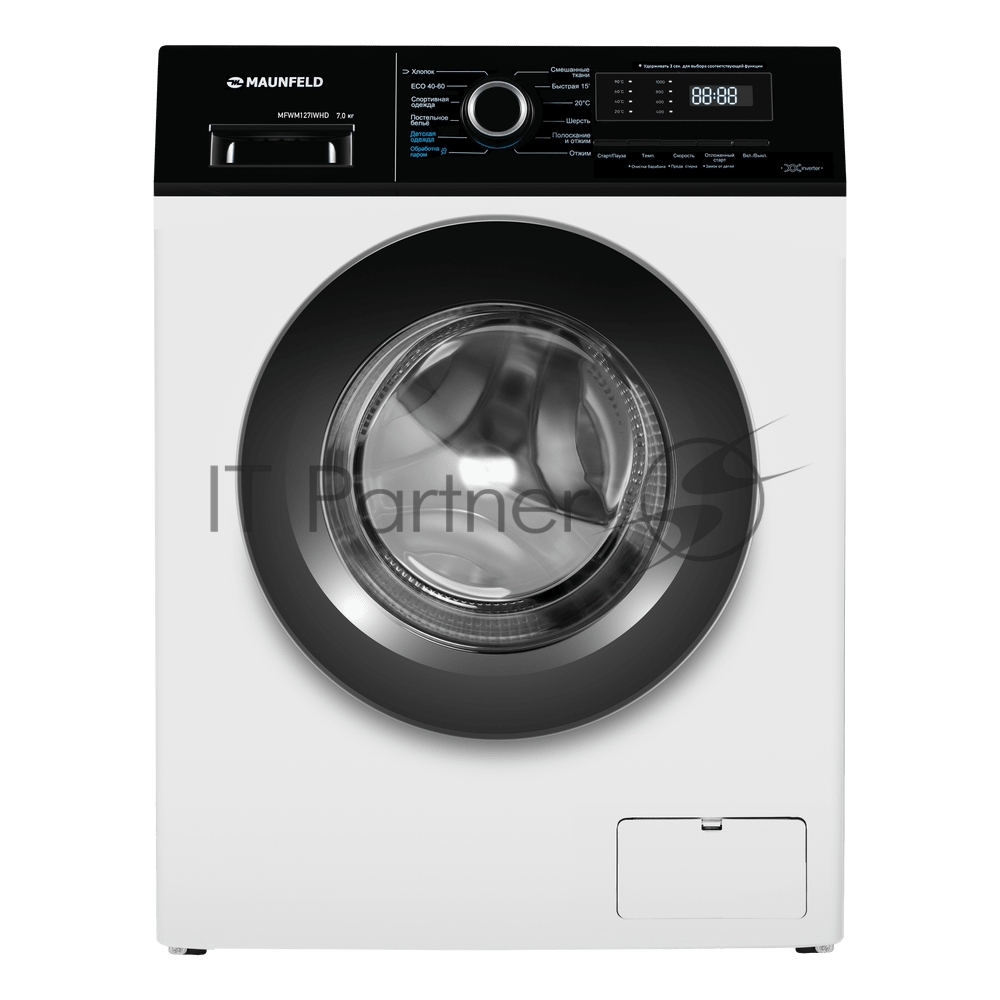 Стиральная машина LG F4J6TNPOW белый, загрузка фронтальная 8 кг, 1400 об/мин, класс A