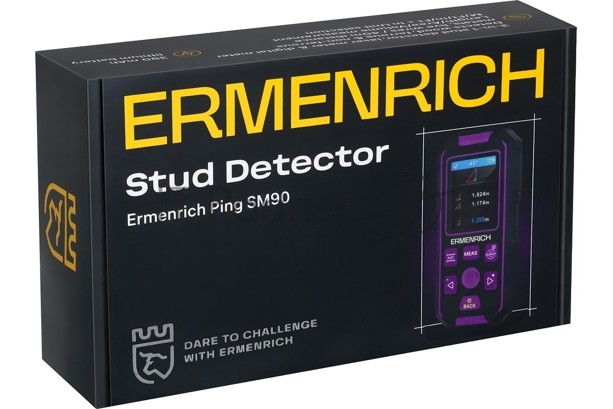 Детектор скрытой проводки Ermenrich (Эрменрих) Ping SM90, фиолетовый 83842