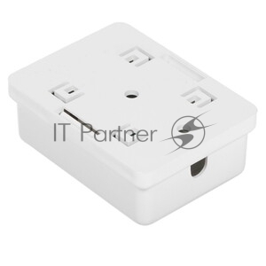Розетка компьютерная Hyperline SB1-1-8P8C-C5e-WH RJ-45(8P8C), категория 5e, одинарная, внешняя, Dual IDC