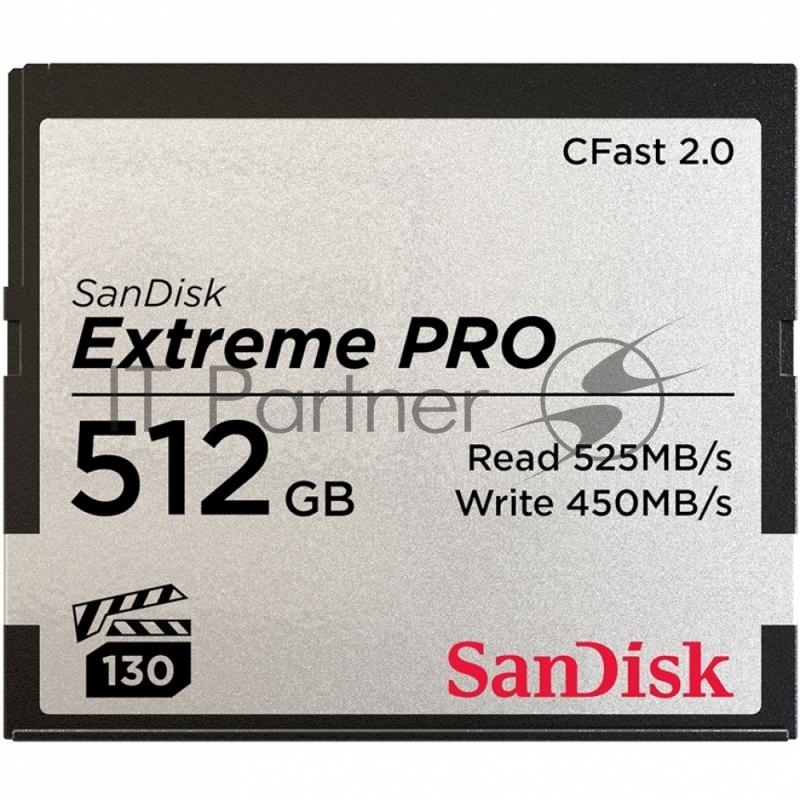 Флеш карта CFAST2.0 512GB SanDisk Extreme Pro 525Mb/s