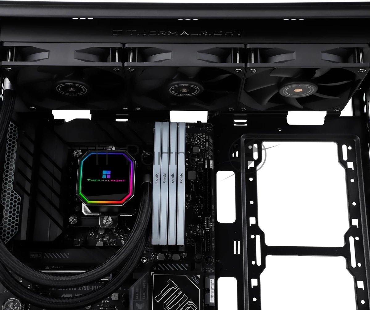 Система водяного охлаждения Thermalright Frozen Prism 360 Soc-AM5/AM4/1151/1200/2066/1700 черный 4-pin 27dB Al Ret (F-PRISM-360-BL)