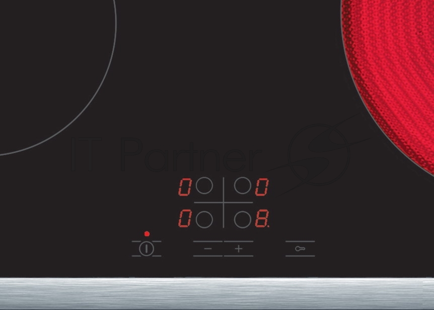 Электрическая варочная поверхность Bosch PKE645BA2E, 4 конфорки, стеклокерамика, 6600 Вт