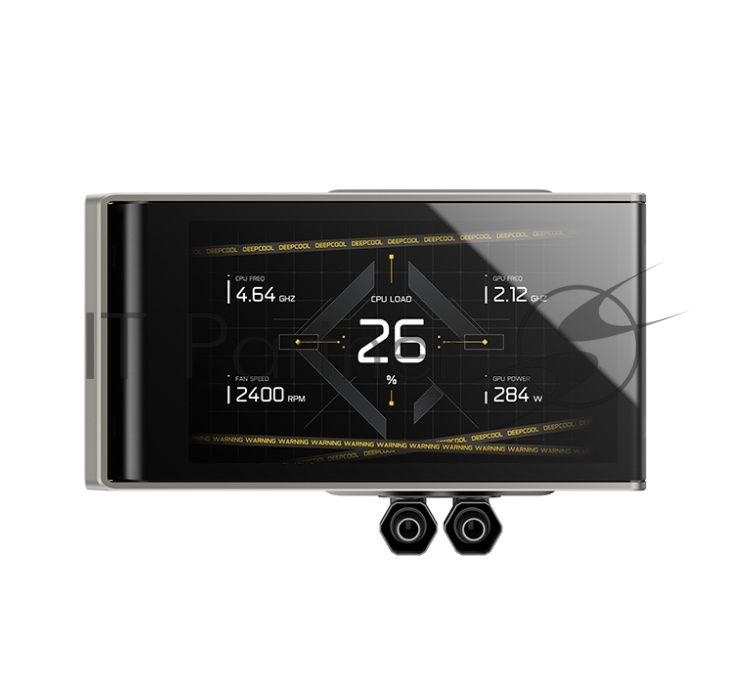 Система водяного охлаждения Deepcool LT360 Vision ARGB черный, алюминий/медь, 2500 об/мин, 33.66 дБ, 4 pin, 350 Вт
