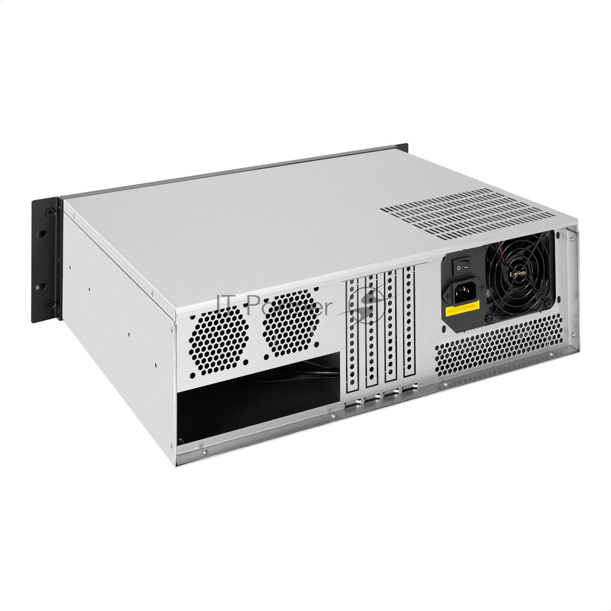 Серверный корпус ExeGate Pro 3U400-07 (RM 19", высота 3U, глубина 400, БП 1200ADS, 2*USB)
