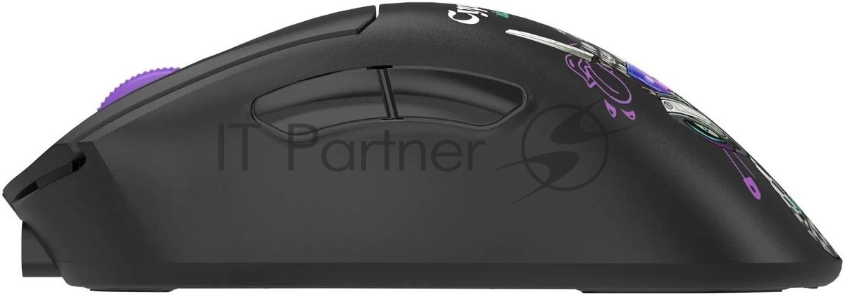 Мышь A4Tech Bloody R73 Pro черный/рисунок оптическая 26000dpi беспров. USB-C 7but (R73 PRO CYPHER GHOST)