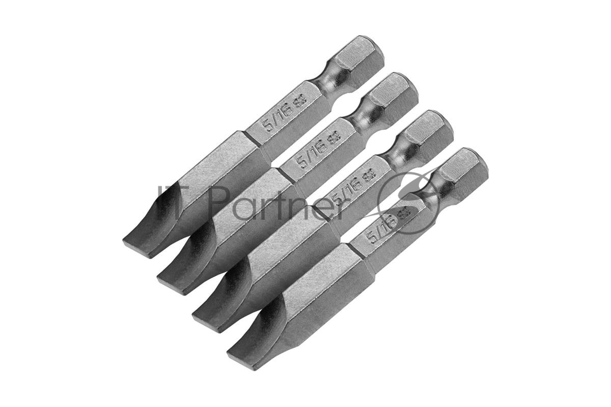 Набор бит Denzel SL5/16"x2", 5 шт.