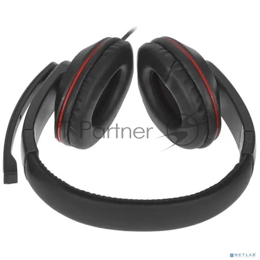 Гарнитура проводная Oklick HS-L390G DRAGON black/red 1.8m (JD-728S)