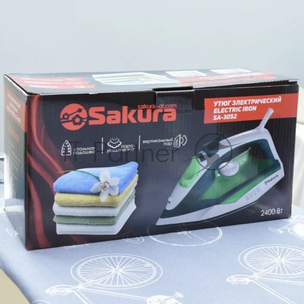 Утюг Sakura SA-3052SGR 2400 Вт стальная подошва
