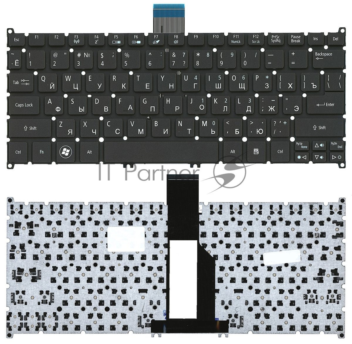 Клавиатура для ноутбука Acer Aspire S3 Aspire One 725 756 AO725 AO756 черная