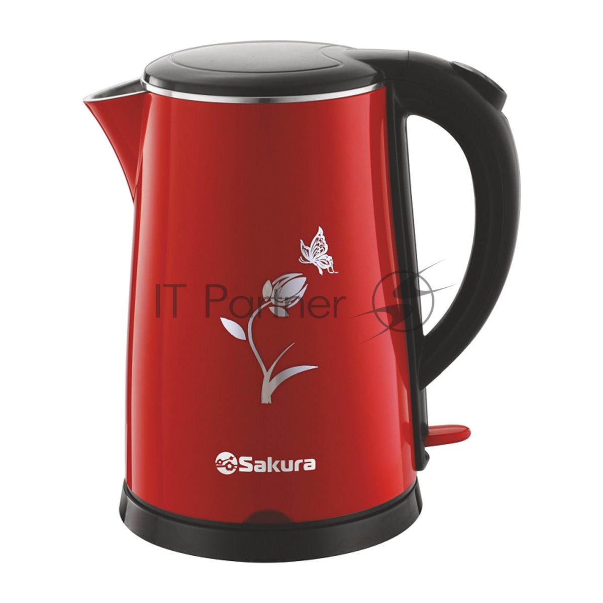 Чайник электрический Sakura SA-2159BR (1.8) красн/черн д