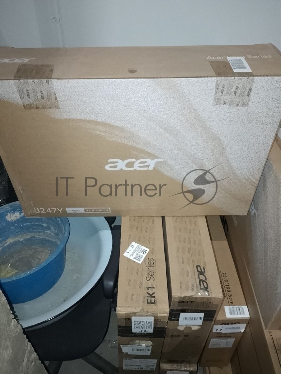 (Поврежденная упаковка) Монитор Acer B247YGbmiprzxv 23,8'', 16:9, IPS, FHD, 4ms, 250cd, 120Hz, VGA, HDMI, DP, USB, SPK, HAS UM.QB7CD.G02