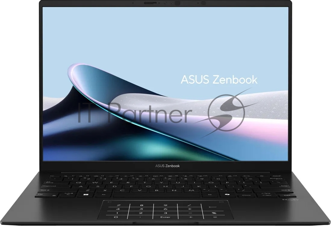 Ноутбук ASUS ZenBook 14 OLED UM3406GA-QD009 AMD Ryzen AI 7 445 2000MHz/14"/1920х1200/32GB/1024GB SSD/AMD Radeon 840M/Wi-Fi/Bluetooth/Windows 11 Pro (90NB17R1-M00650_Win11P) Black