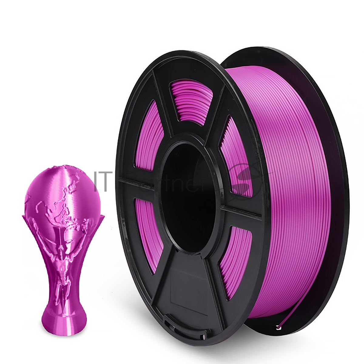 Филамент NV Print NV-3D-SILK-PLA-P-PURPLE, Silk PLA+ Purple, 1.75мм, 1кг