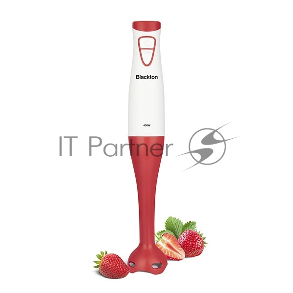 Блендер погружной Blackton Bt HB400P White-Red. Мощность 400 Вт, Режим ТУРБО