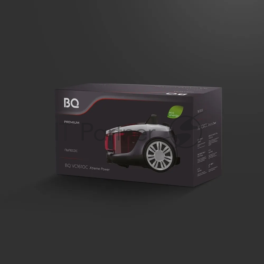 Пылесос BQ VC1610C Xtreme Power серый-фиолетовый, 500/1600 Вт, уборка сухая, пылесборник контейнер 2.5 л