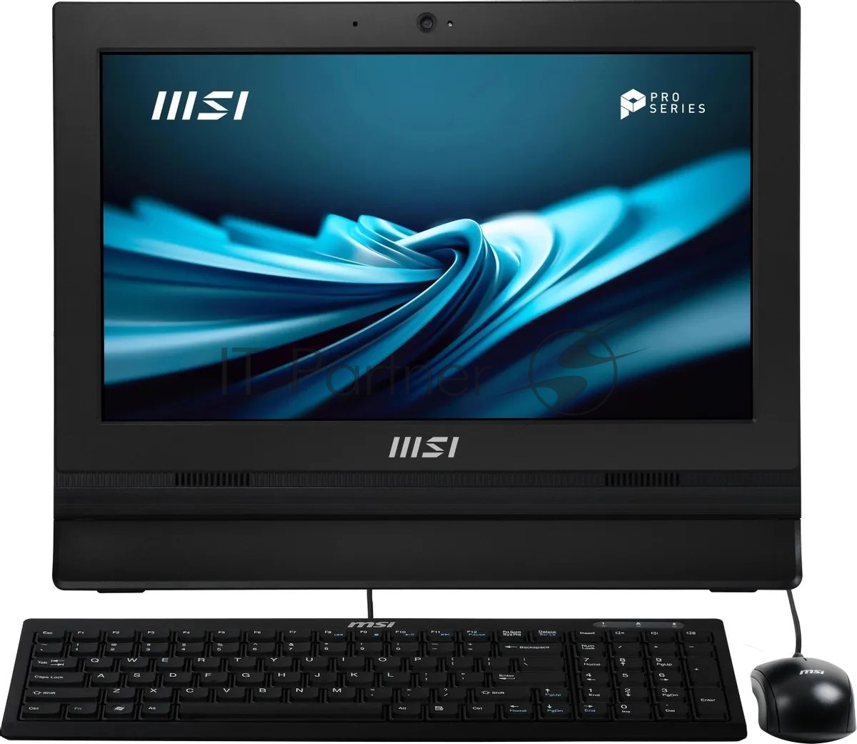 Моноблок MSI Pro AP162T ADL-012XRU 15.6" Full HD Touch N100 (0.8) 4Gb SSD 128Gb UHDG CR без ОС 2xGbitEth WiFi BT 65W клавиатура мышь Cam черный 1920x1080 (9S6-A60211-048)