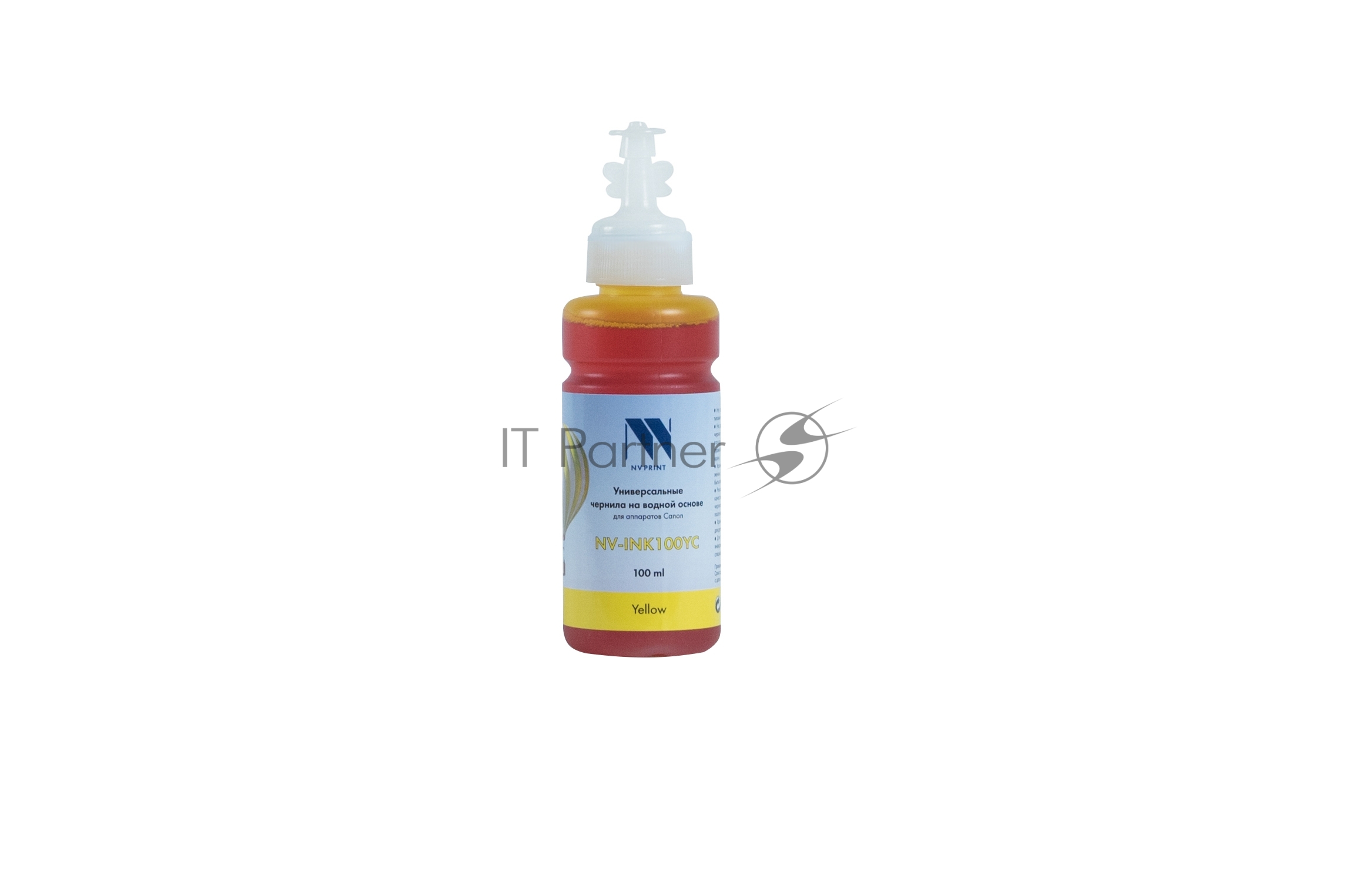 Чернила NV PRINT универсальные на водной основе NV-INK100YC для аппаратов Canon (100 ml) Yellow совместимые